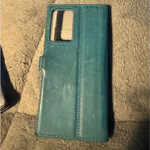 Snakehive teal leather case for Samsung Note 20 Ultra 5g - Picture 2 of 4
